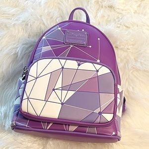 New Loungefly Disney Parks Purple Wall Mini Backpack